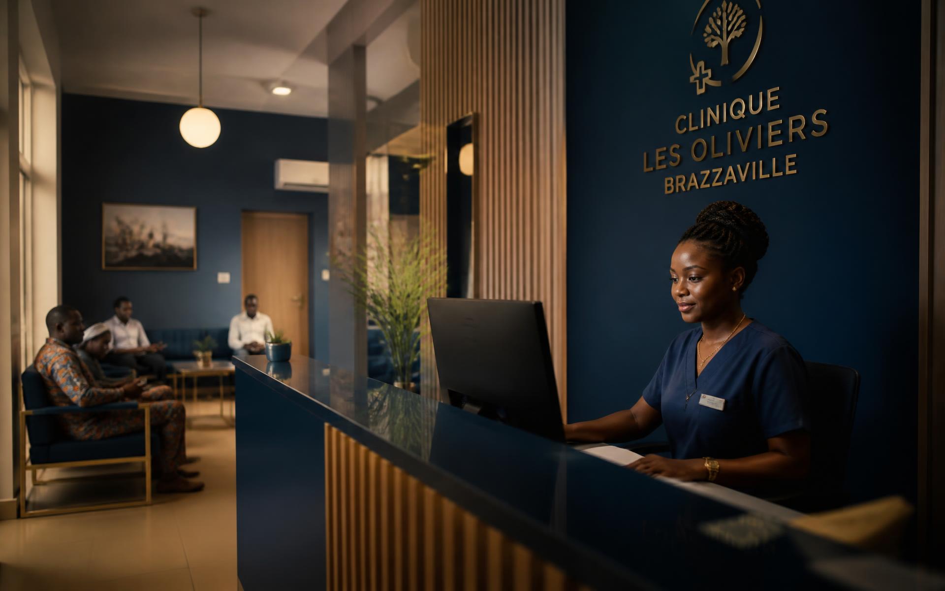 Accueil du centre médical Medixy Care à Brazzaville